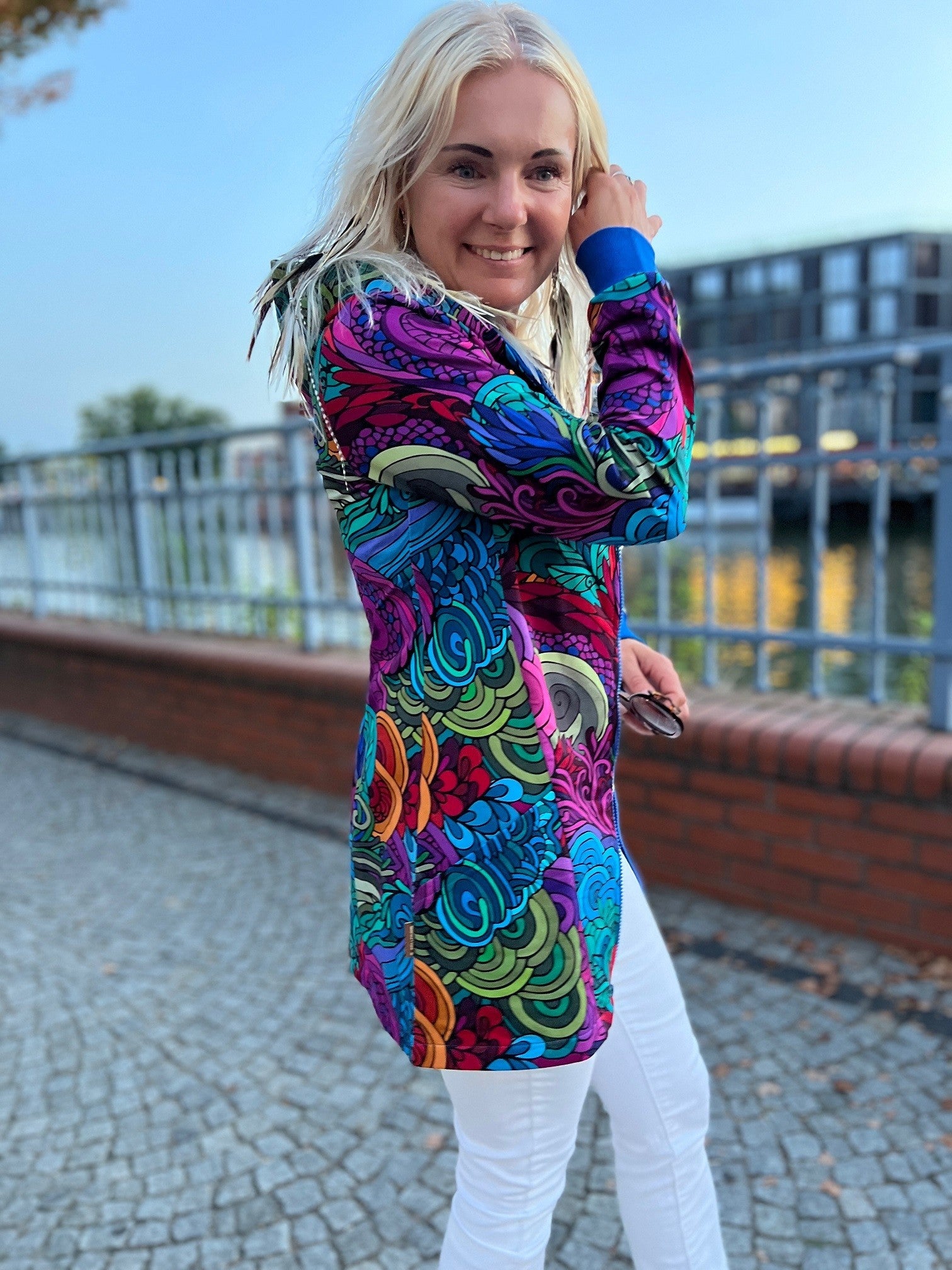 Bluza na zamek Otwieram Się Radość