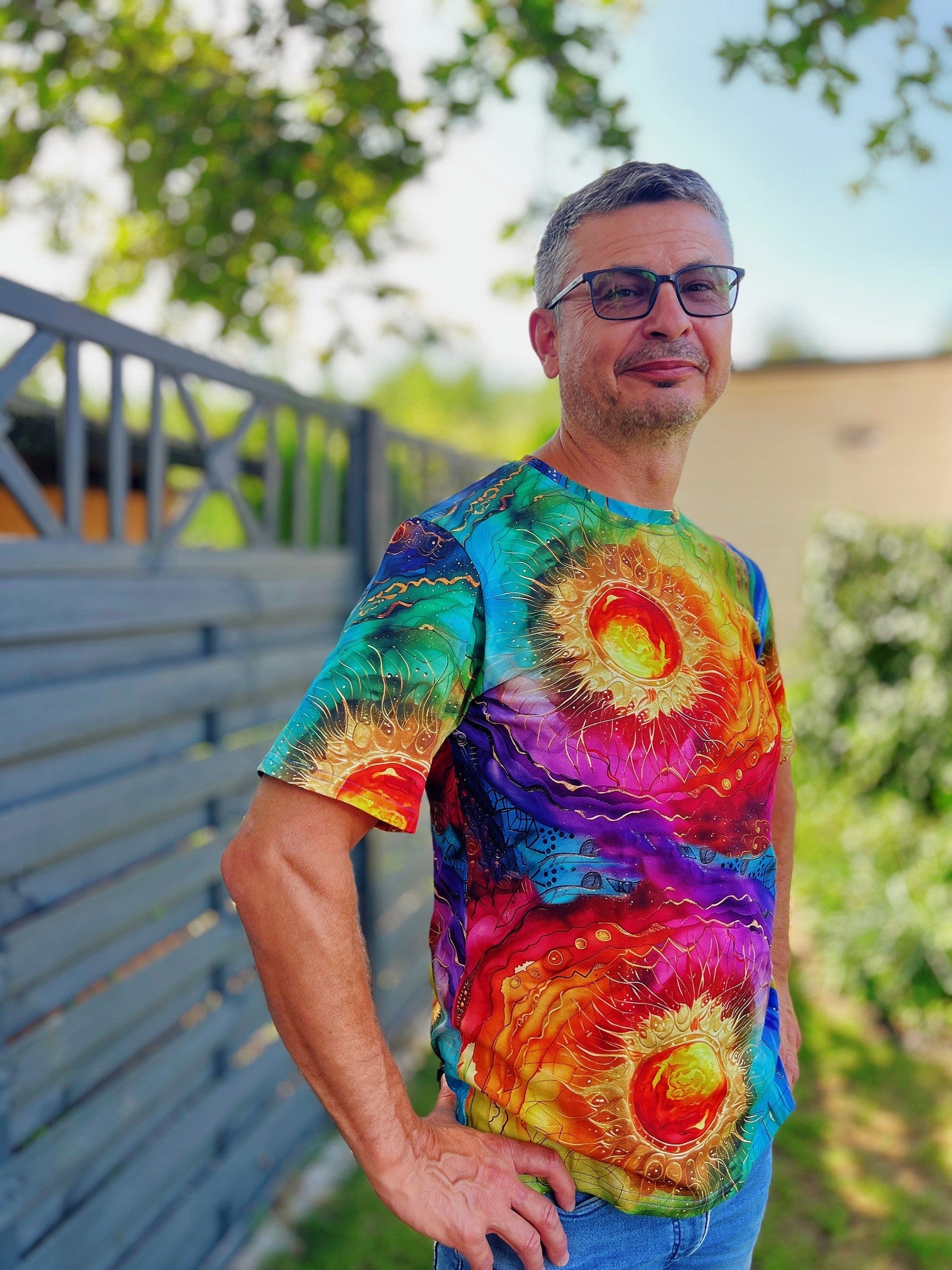 Koszulka t-shirt męski Wewnętrzne Słońce