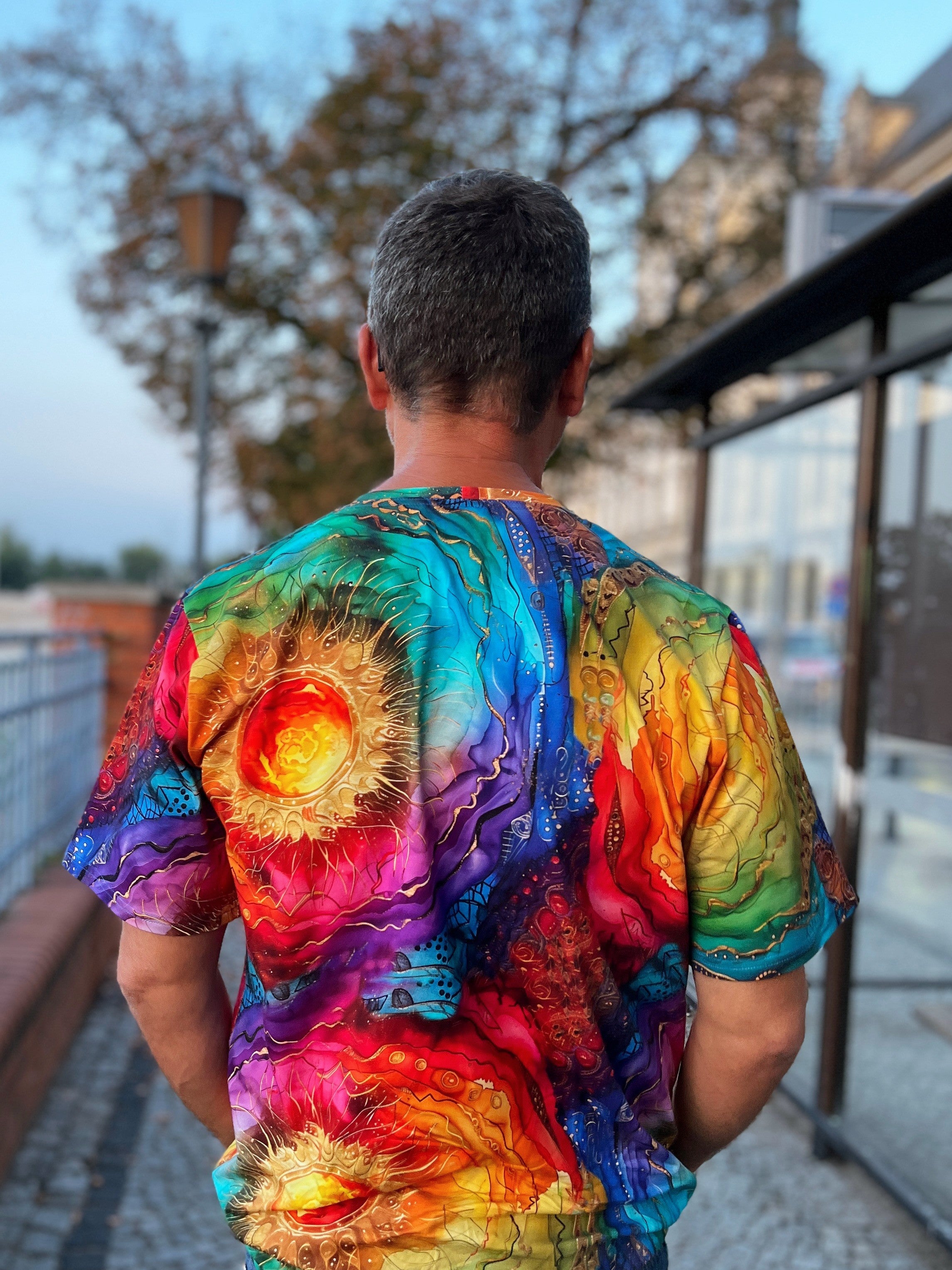 Koszulka t-shirt męski Wewnętrzne Słońce