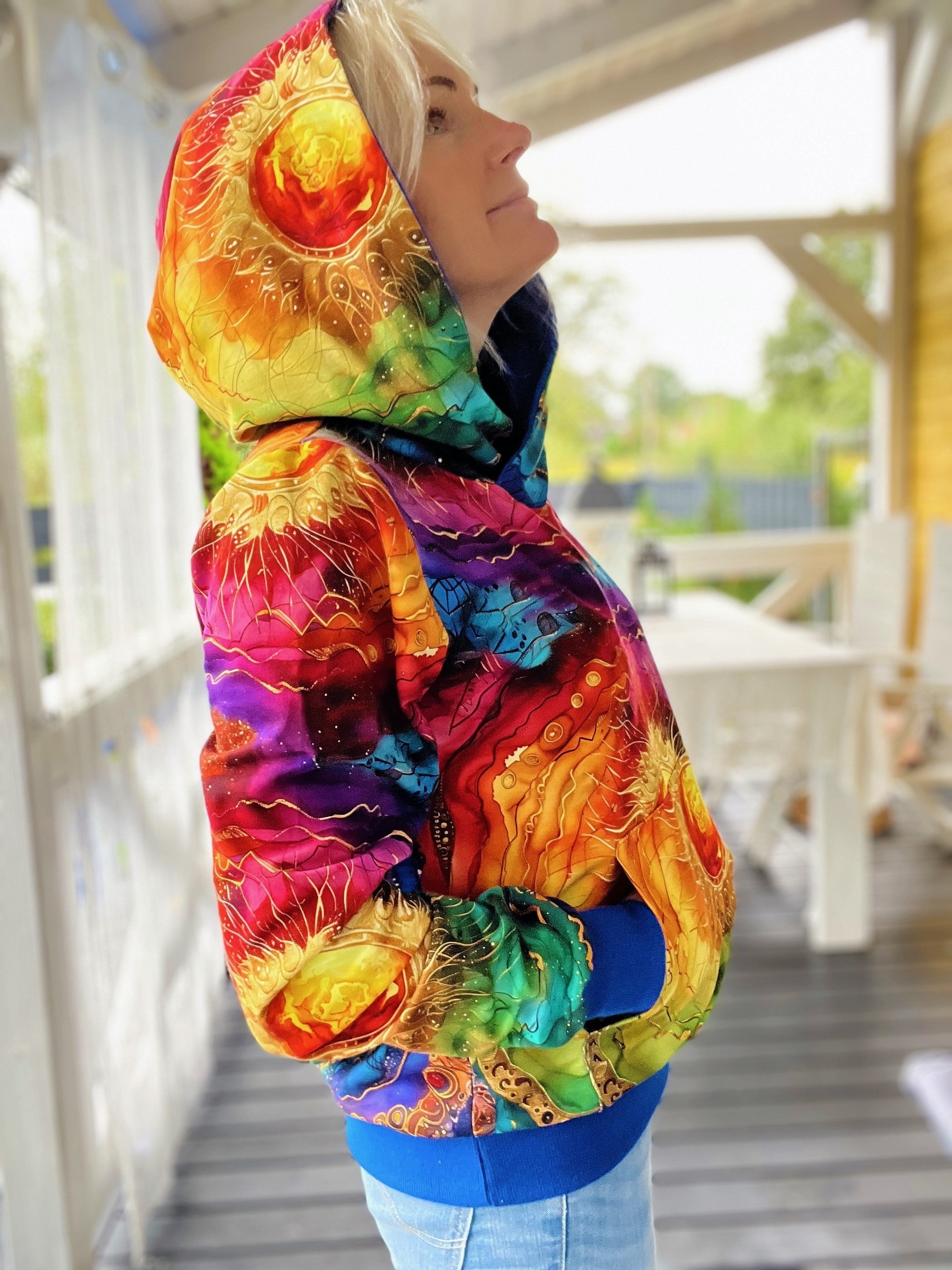 Bluza z Kapturem Wewnętrzne Słońce Chaber