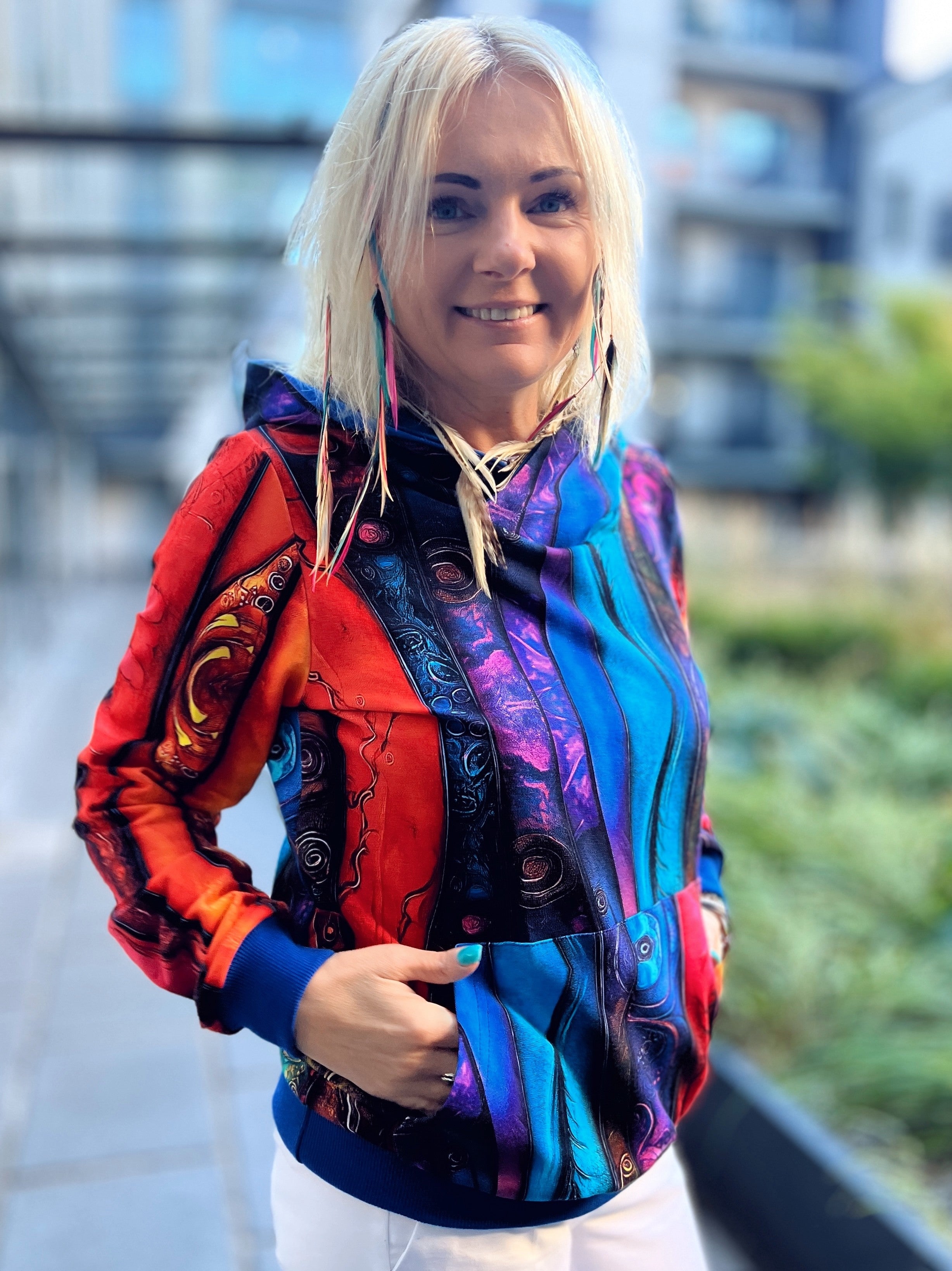 Bluza z Kapturem Kreacja Chaber