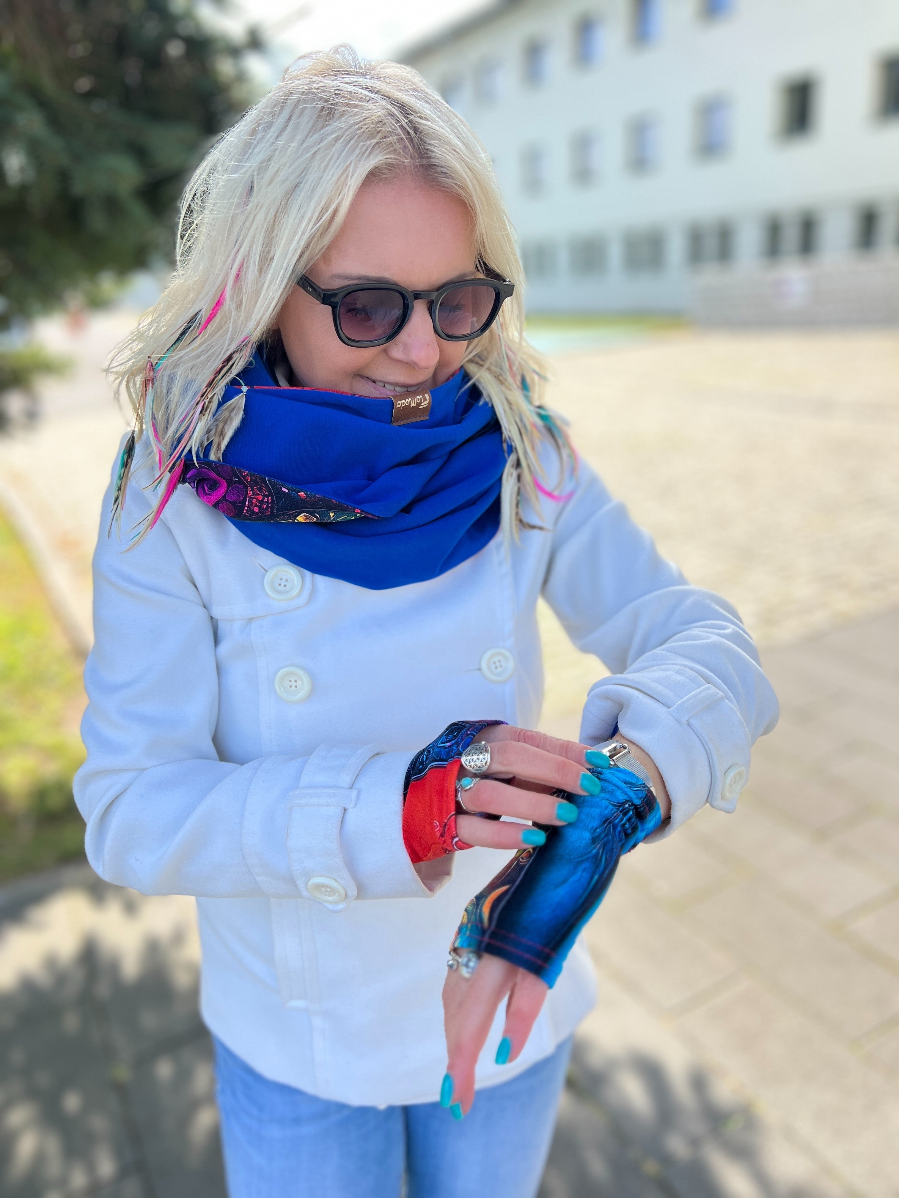 Rękawiczki bez palców Kreacja