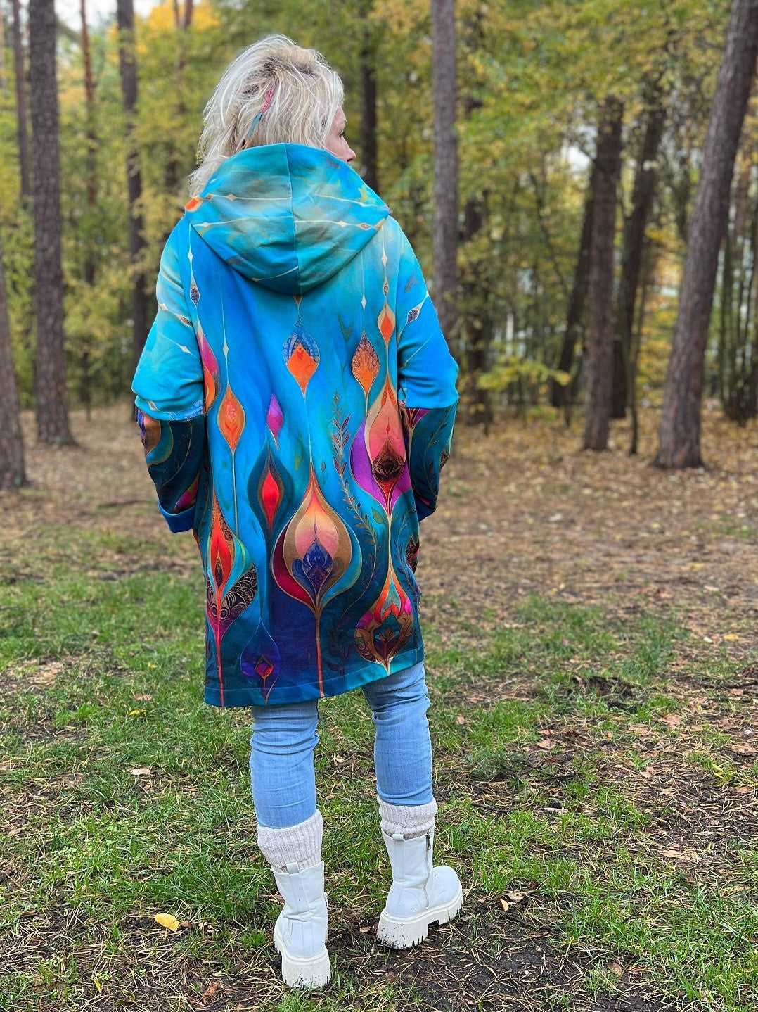 Bluza na zamek Płaszczyk Obfitość Chaber