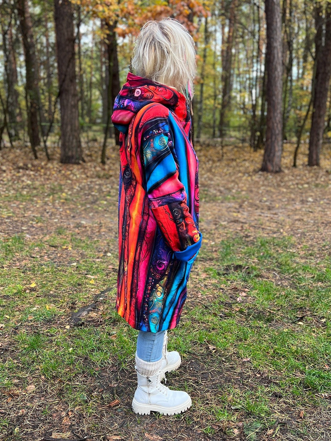 Bluza na zamek Płaszczyk Kreacja Chaber