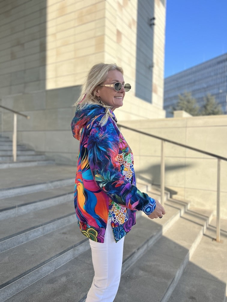 Bluza z Kapturem oversize unikat (5) S/M