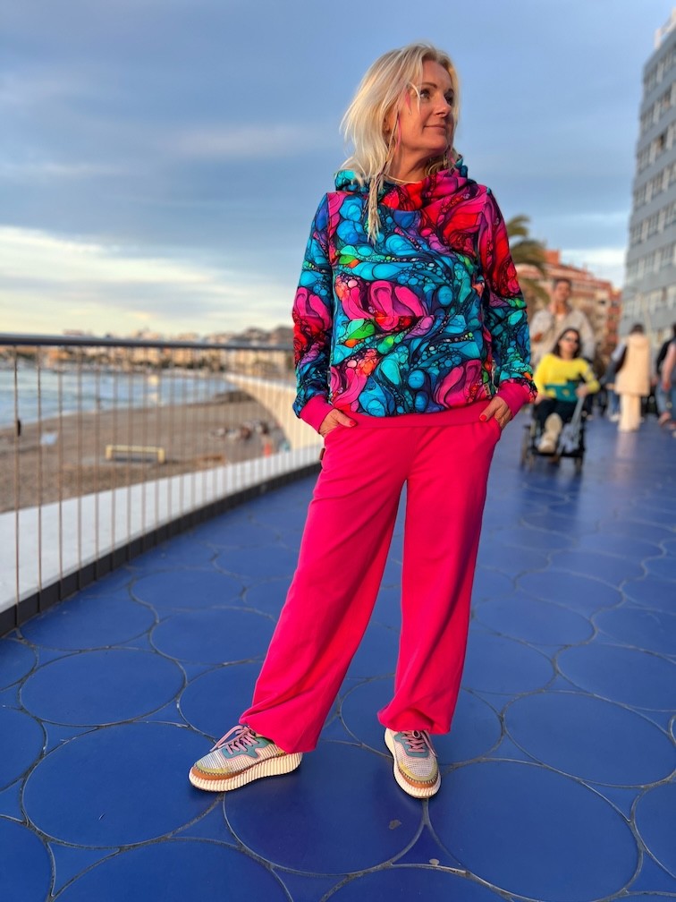 Bluza z Kapturem Inspiracja Fuksja