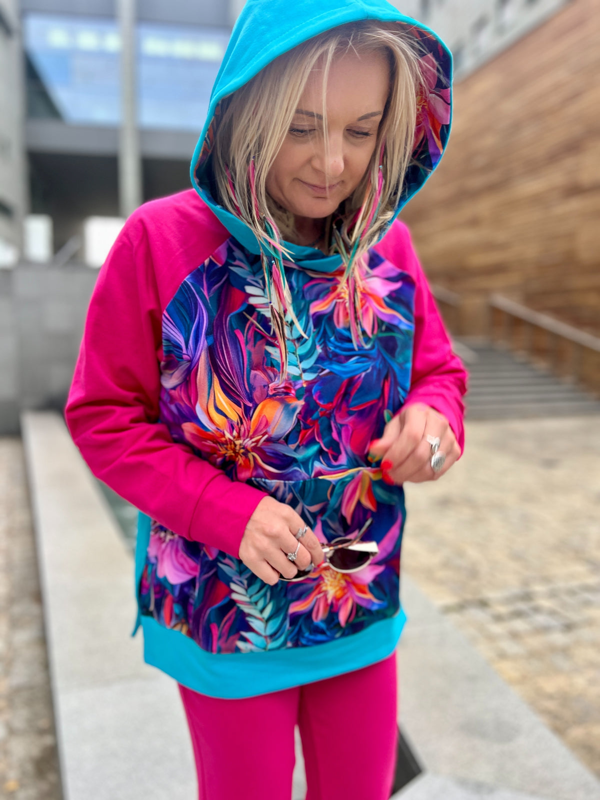 Bluza Ciepła z Kapturem Zachwyt