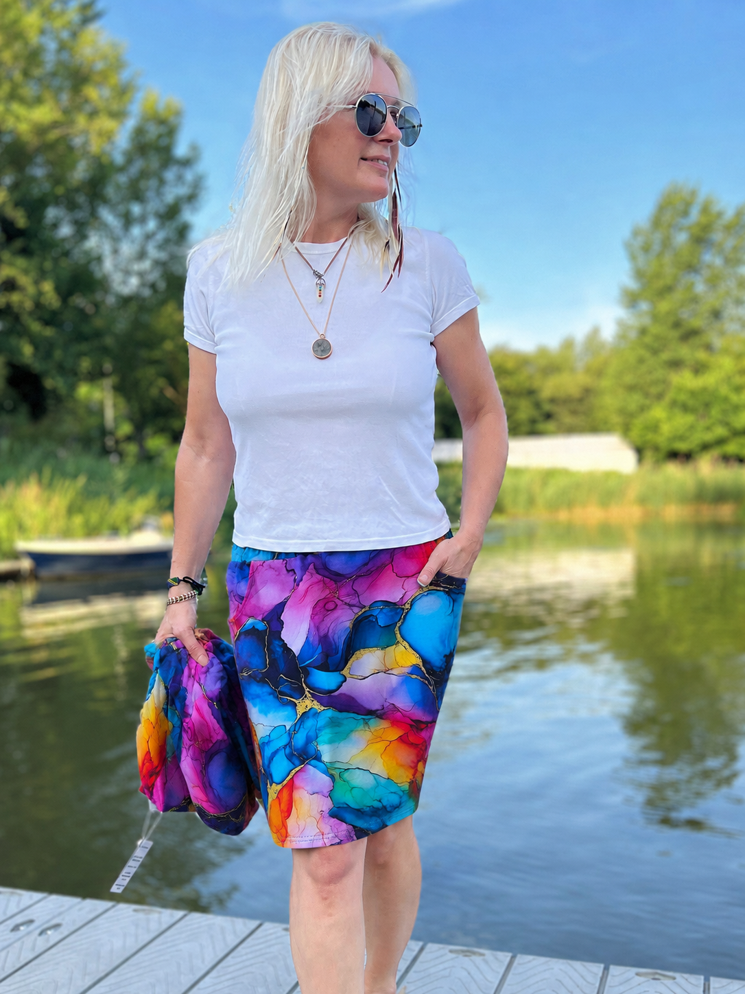Spódnica ołówkowa Magiczna