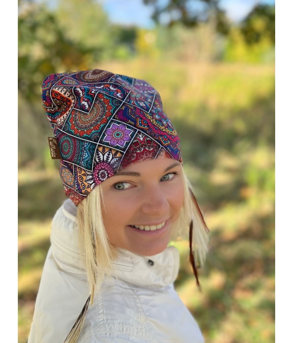 Czapka pojedyncza Mandala