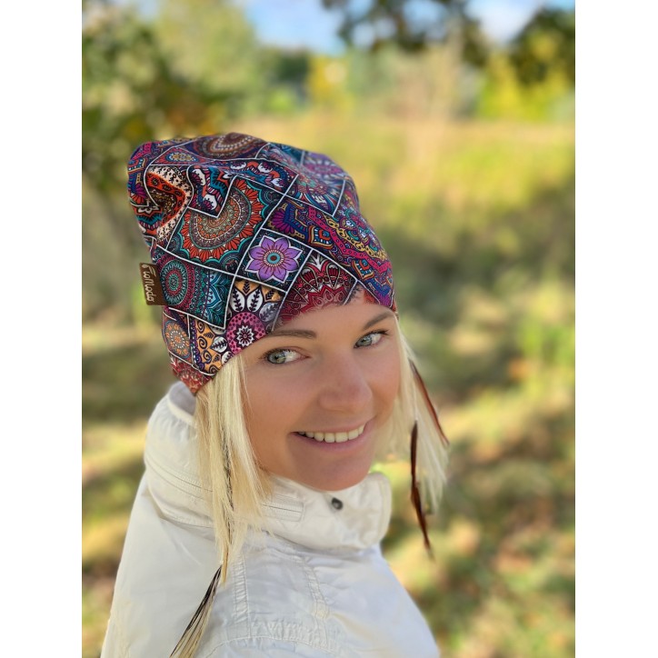 Czapka pojedyncza Mandala