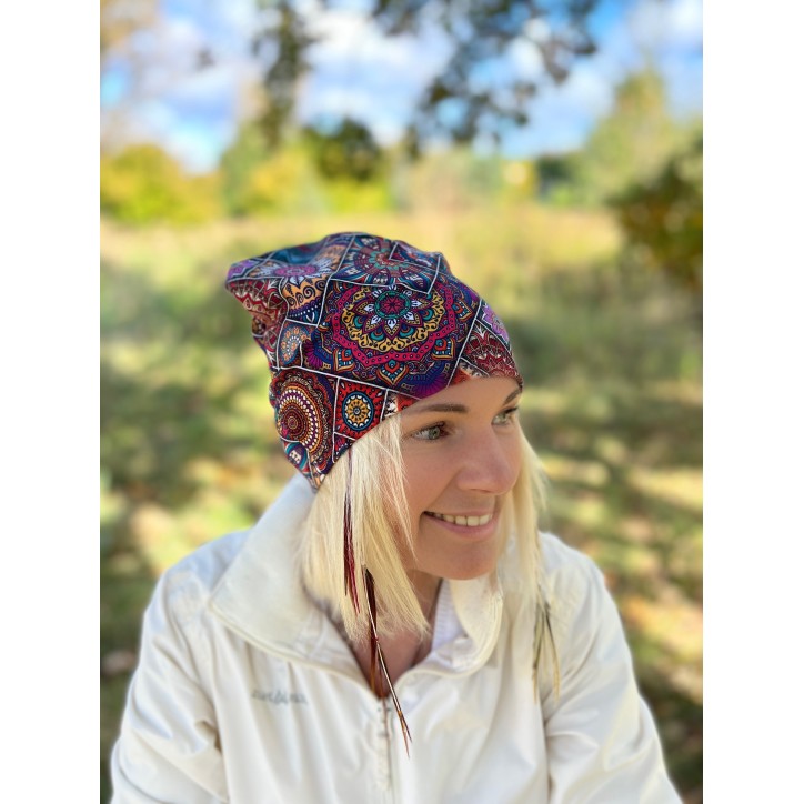 Czapka pojedyncza Mandala