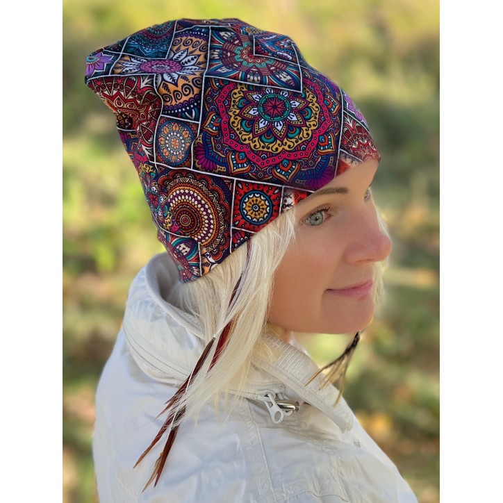 Czapka pojedyncza Mandala
