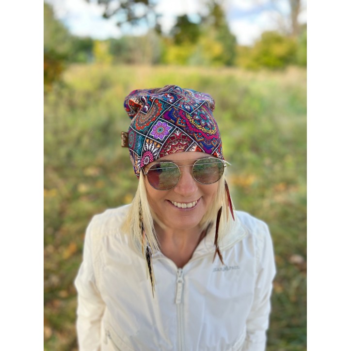 Czapka pojedyncza Mandala