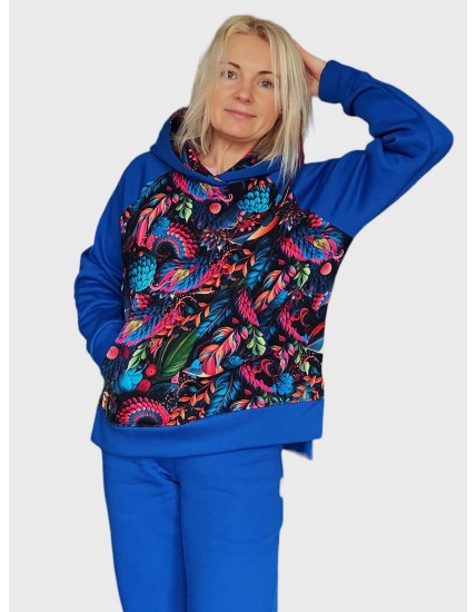 Bluza ocieplana oversize Na Bogato/Chaber