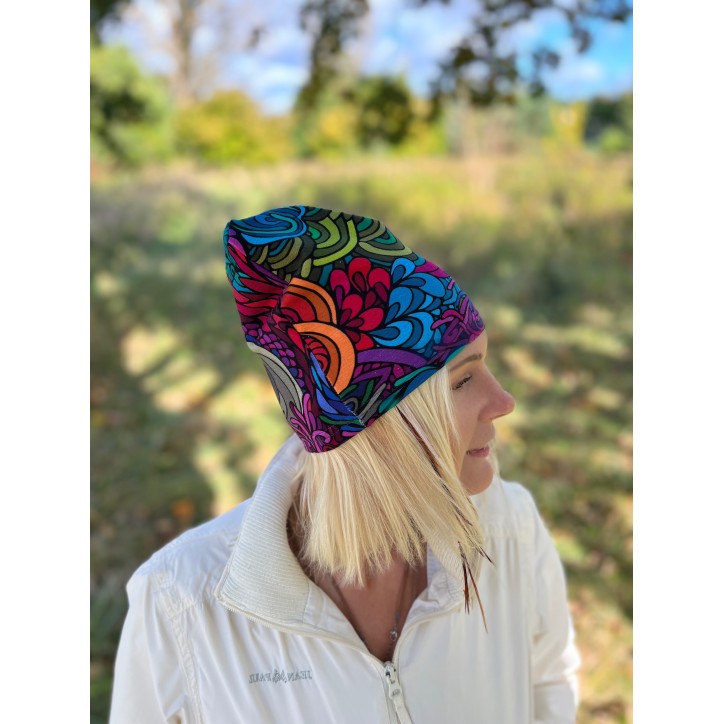 Czapka podwójna dwustronna Radość/Graffiti