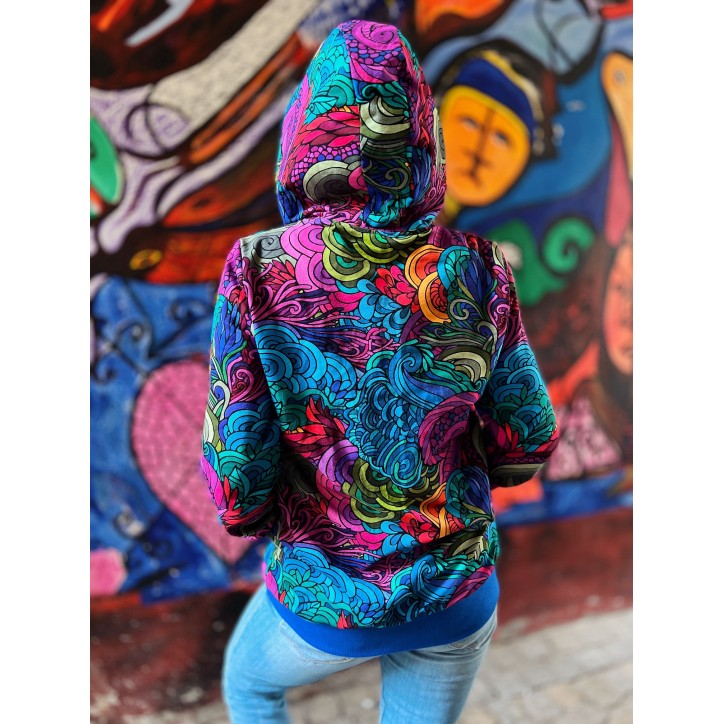 Bluza zamek Radość/fuksja Bluza zamek Radość/fuksja