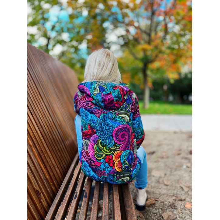 Bluza zamek Radość/fuksja Bluza zamek Radość/fuksja