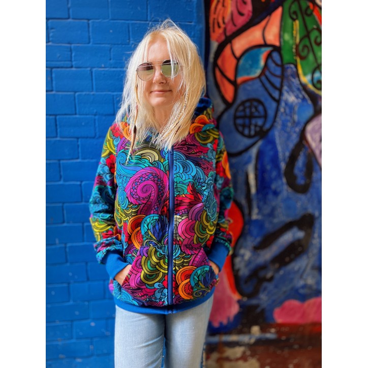 Bluza zamek Radość/fuksja Bluza zamek Radość/fuksja