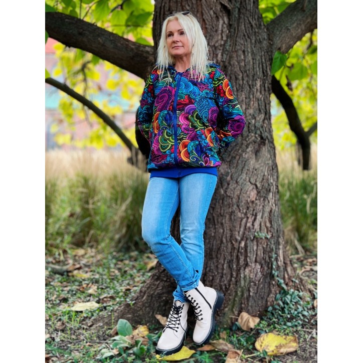 Bluza zamek Radość/fuksja Bluza zamek Radość/fuksja