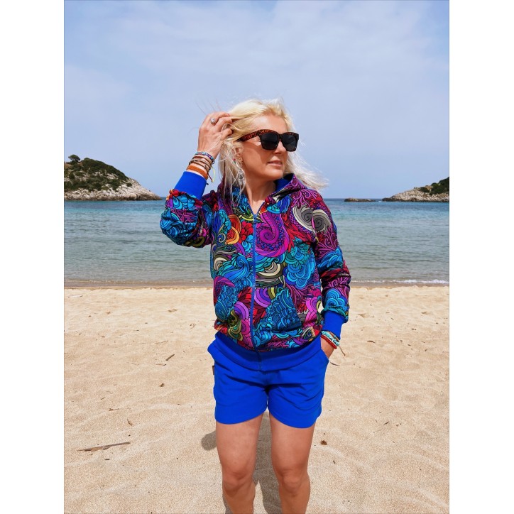 Bluza zamek Radość/fuksja Bluza zamek Radość/fuksja