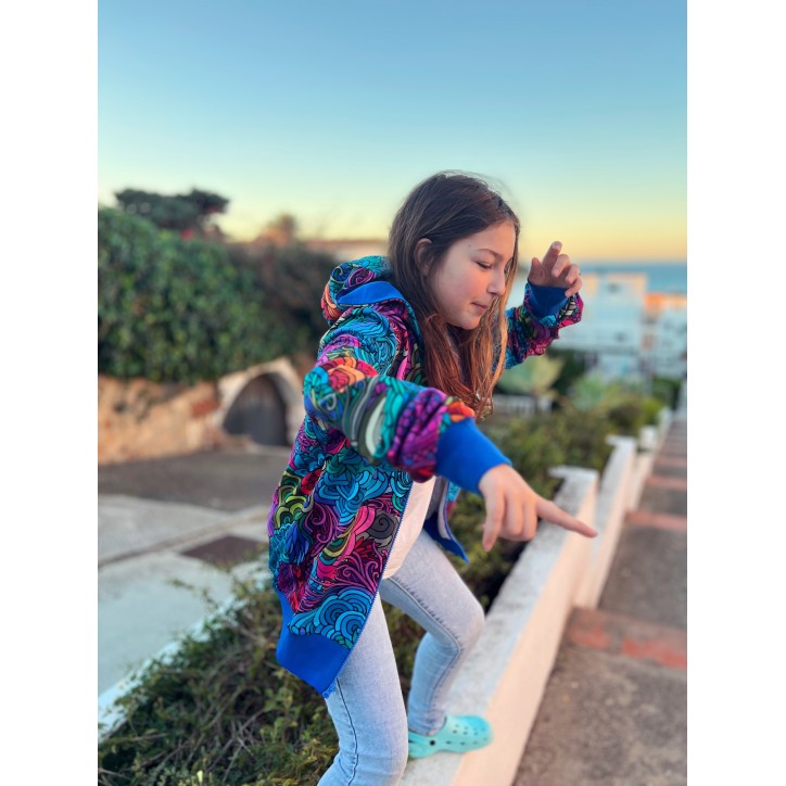 Bluza zamek Radość/fuksja Bluza zamek Radość/fuksja