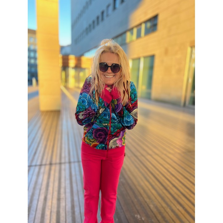 Bluza zamek Radość/fuksja Bluza zamek Radość/fuksja