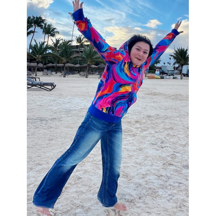 Bluza zamek Lekko/chaber