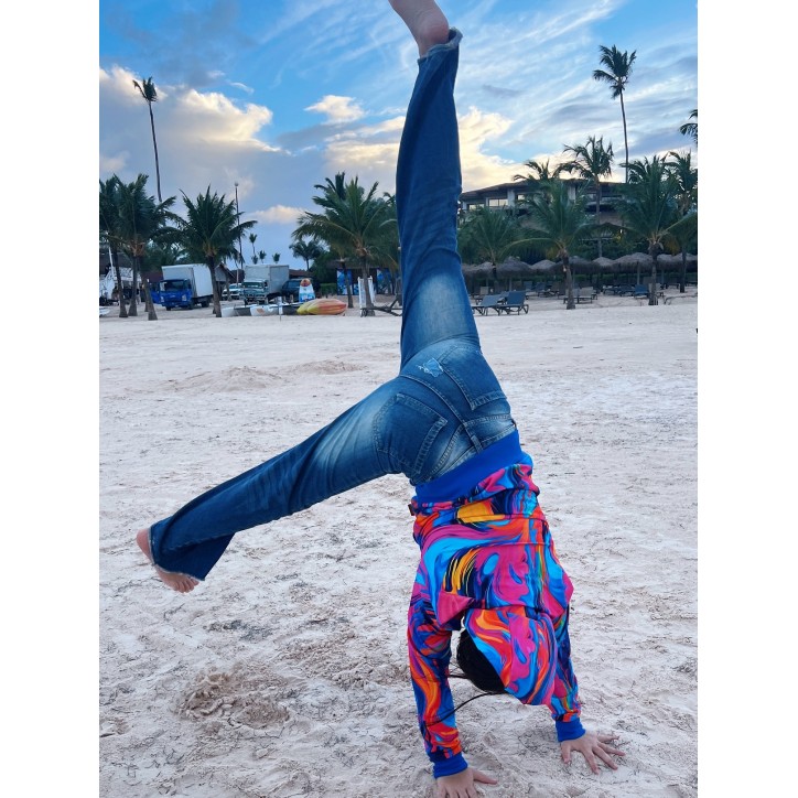 Bluza zamek Lekko/chaber