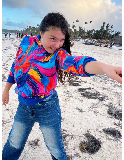 Bluza zamek Lekko/chaber