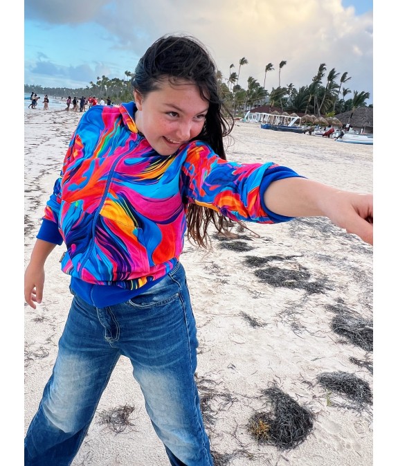 Bluza zamek Lekko/chaber