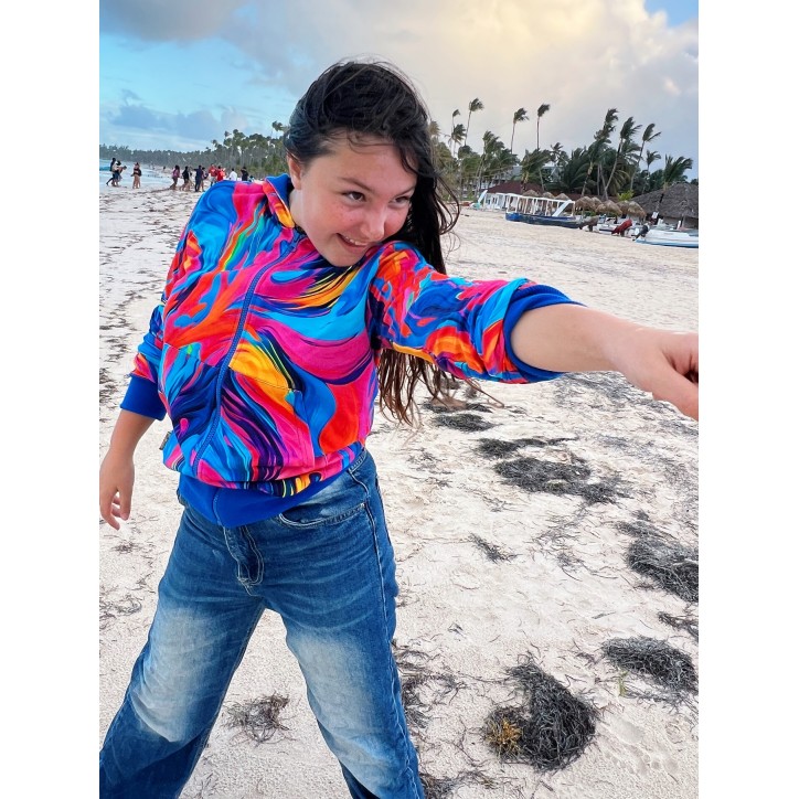 Bluza zamek Lekko/chaber