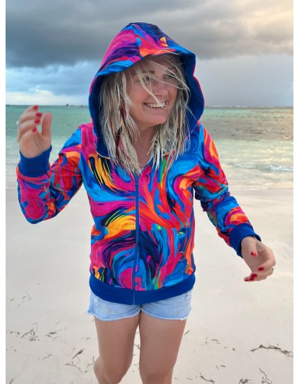 Bluza zamek Lekko/chaber