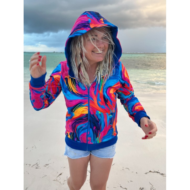 Bluza zamek Lekko/chaber