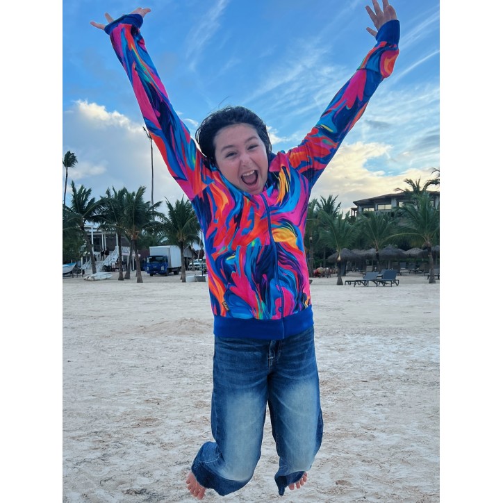 Bluza zamek Lekko/chaber