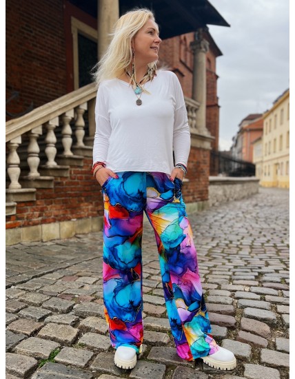 Spodnie długie wiskoza Magiczna