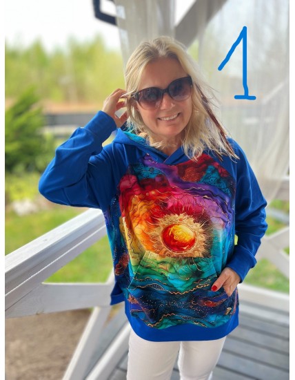 Bluza oversize różne wzory rozm. S/M