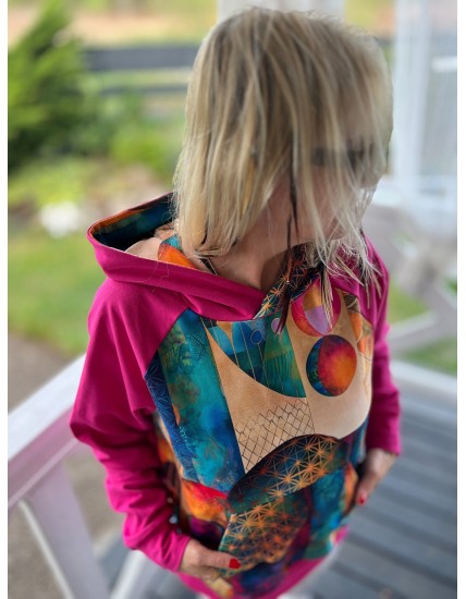 Bluza oversize różne wzory rozm. S/M