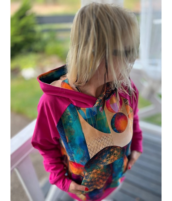 Bluza oversize różne wzory rozm. S/M