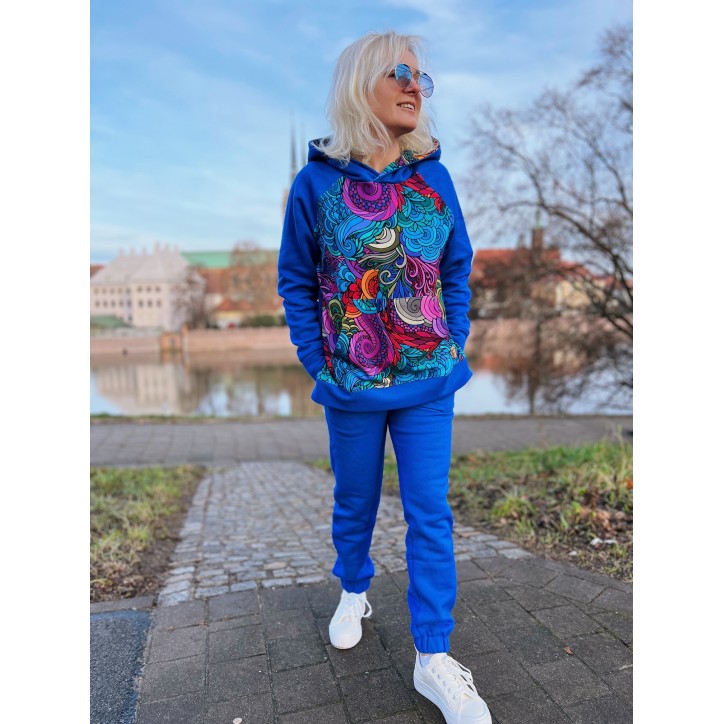 Bluza oversize różne wzory rozm. S/M