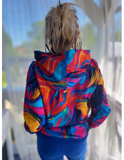 Bluza z Kapturem Lekko Chaber