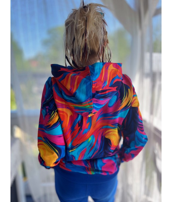 Bluza z Kapturem Lekko Chaber
