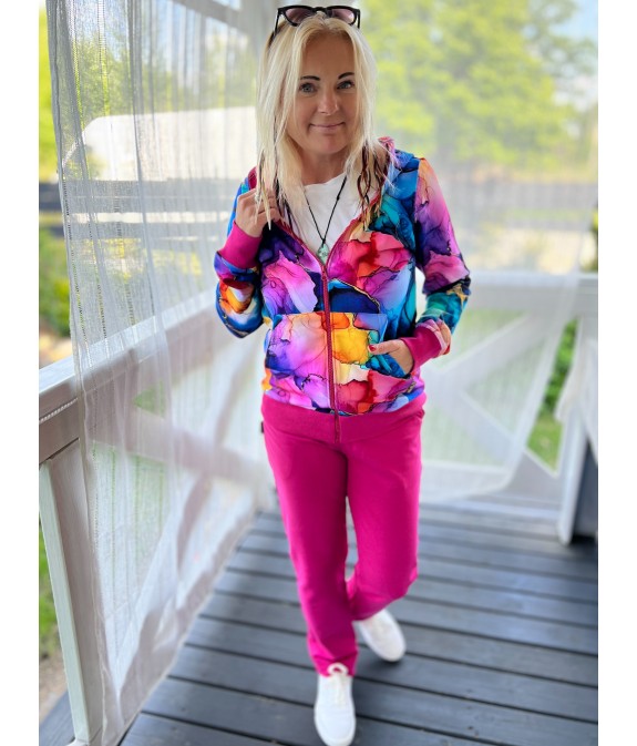 Bluza zamek Magiczna Fuksja