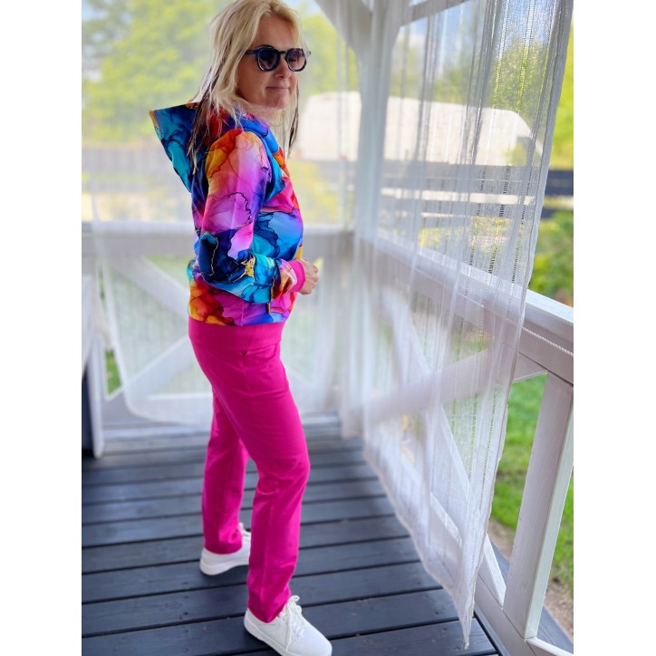 Bluza zamek Magiczna Fuksja Bluza zamek Magiczna Fuksja