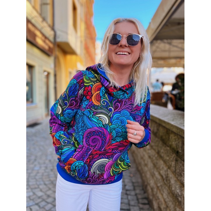 Bluza Widzę Cię - Radość turkus