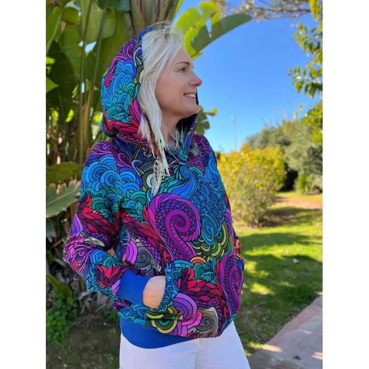 Bluza Widzę Cię - Radość turkus