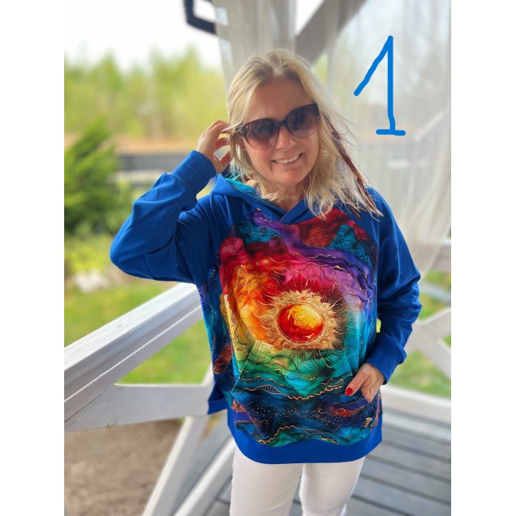 Bluza oversize różne wzory rozm. L/XL