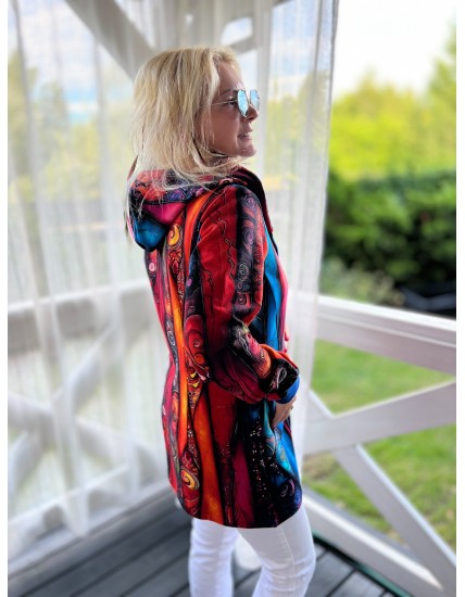 Bluza Otwieram się - zamek  Kreacja