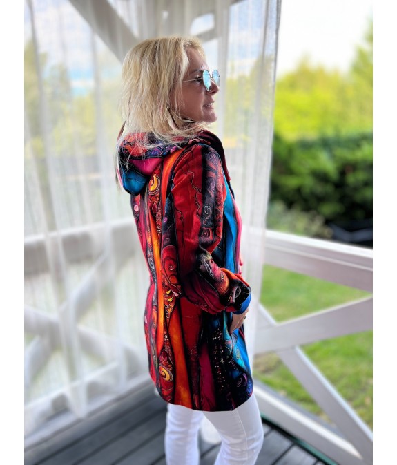 Bluza Otwieram się - zamek  Kreacja