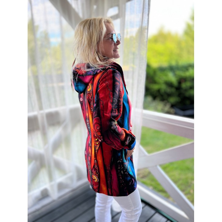 Bluza Otwieram się - zamek  Kreacja