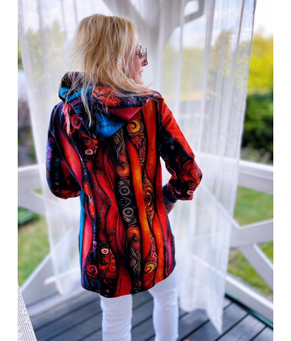 Bluza Otwieram się - zamek  Kreacja